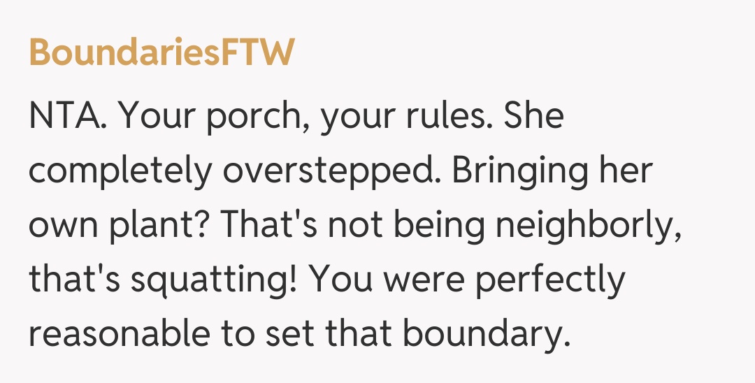 Comentariu de la BoundariesFTW