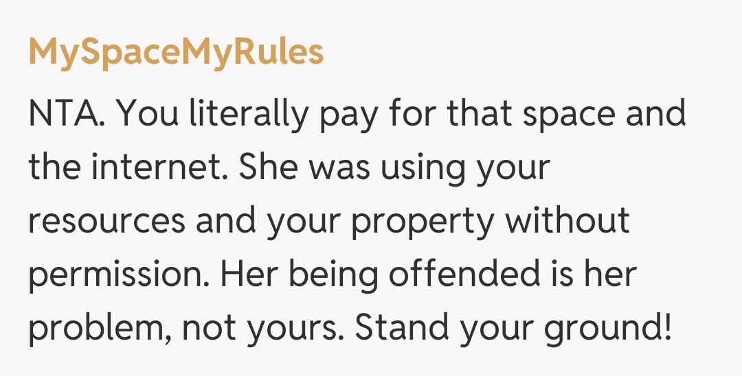 Comentariu de la MySpaceMyRules