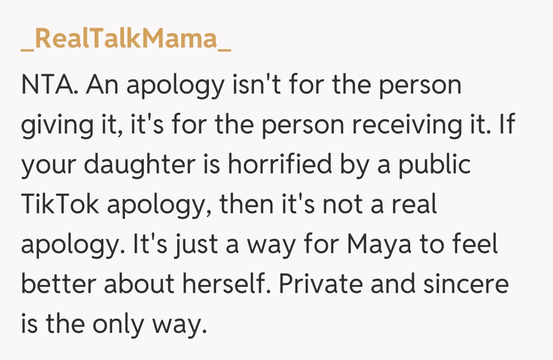 Comentariu de la _RealTalkMama_