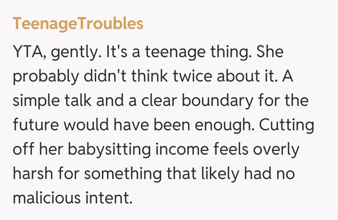 Comentariu de la TeenageTroubles