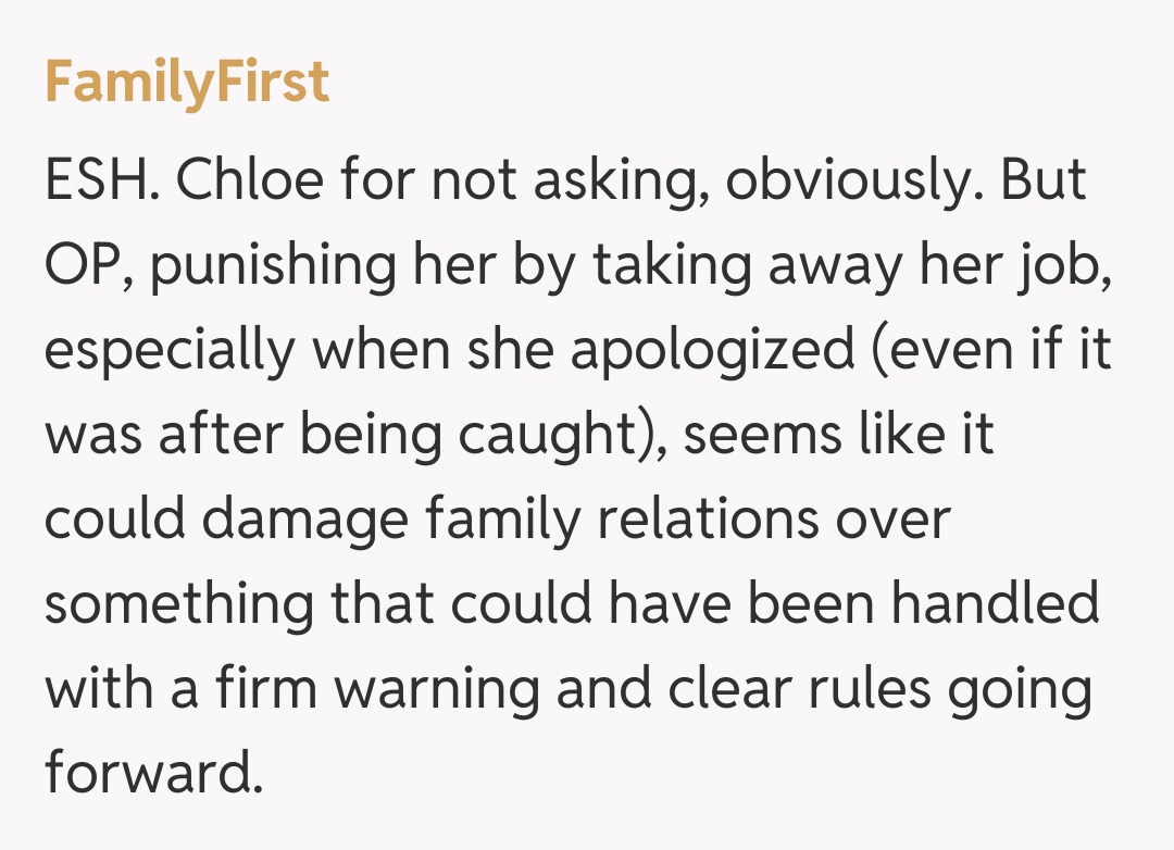 Comentariu de la FamilyFirst