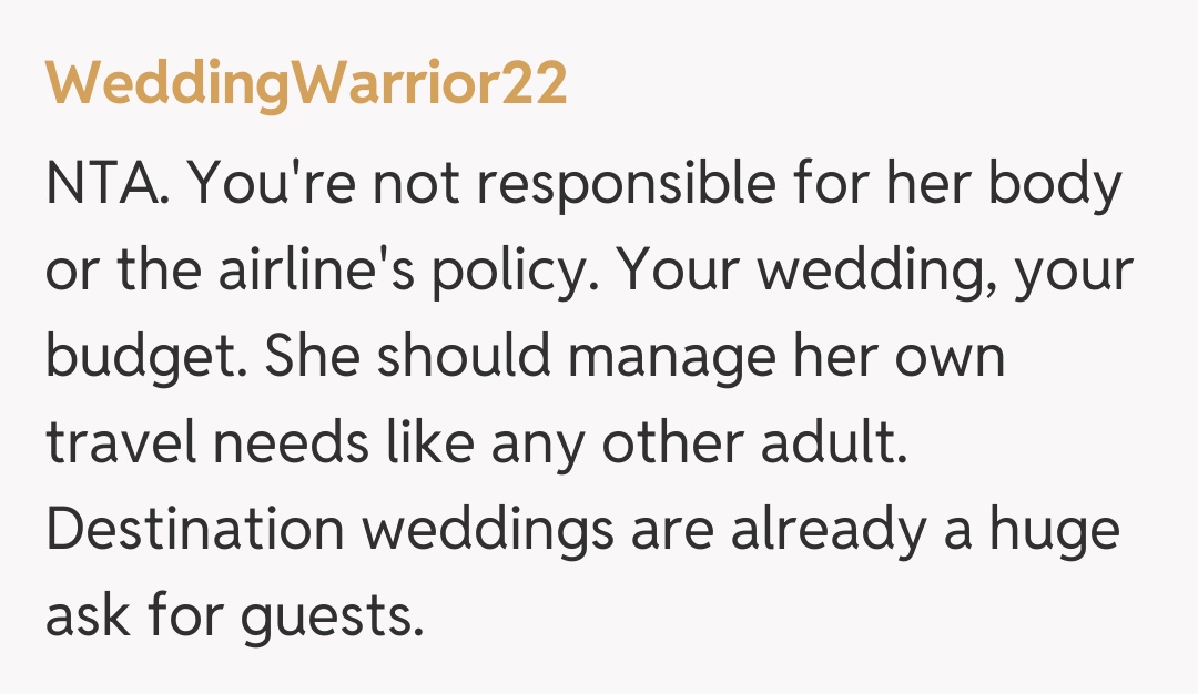 Comentariu de la WeddingWarrior22