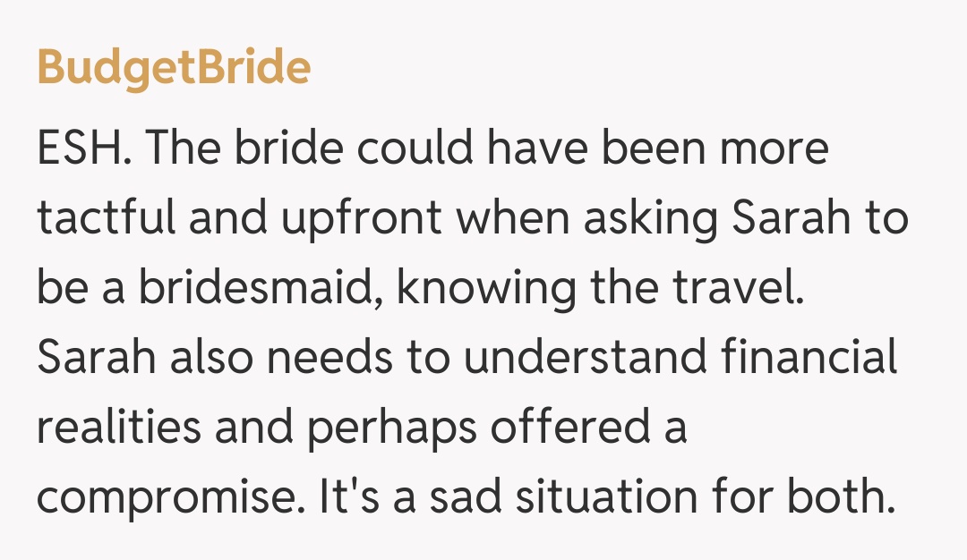 Comentariu de la BudgetBride