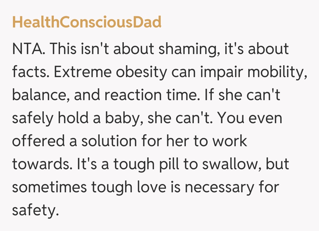Comentariu de la HealthConsciousDad