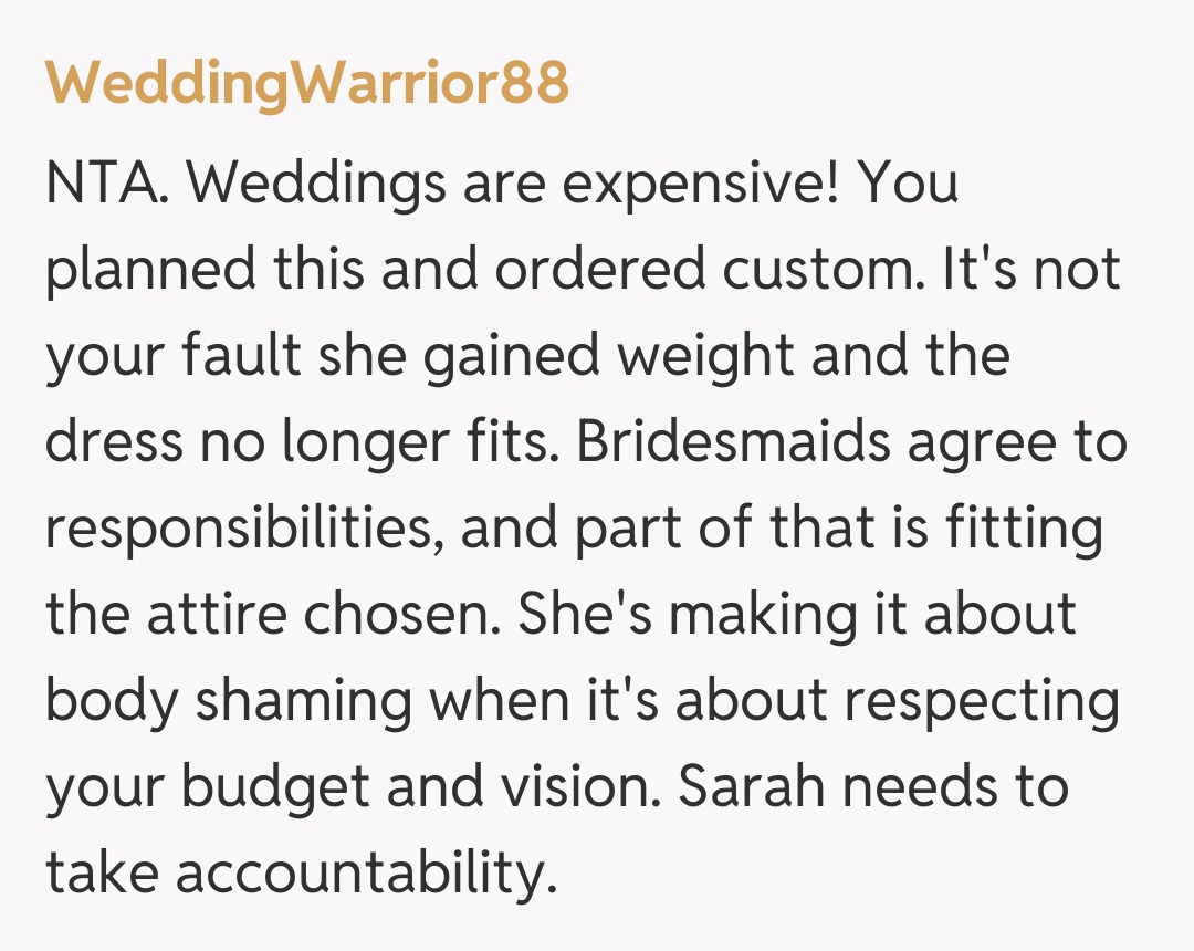 Comentariu de la WeddingWarrior88