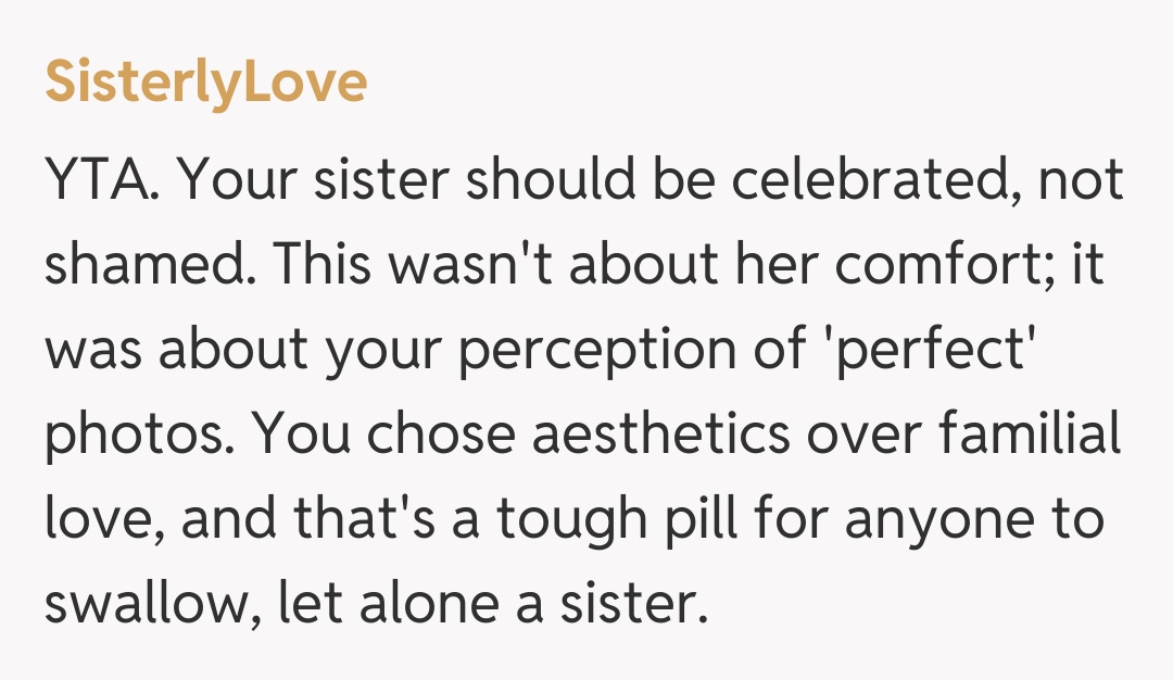 Comentariu de la SisterlyLove