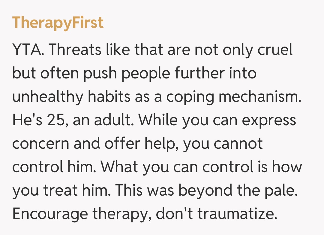 Comentariu de la TherapyFirst