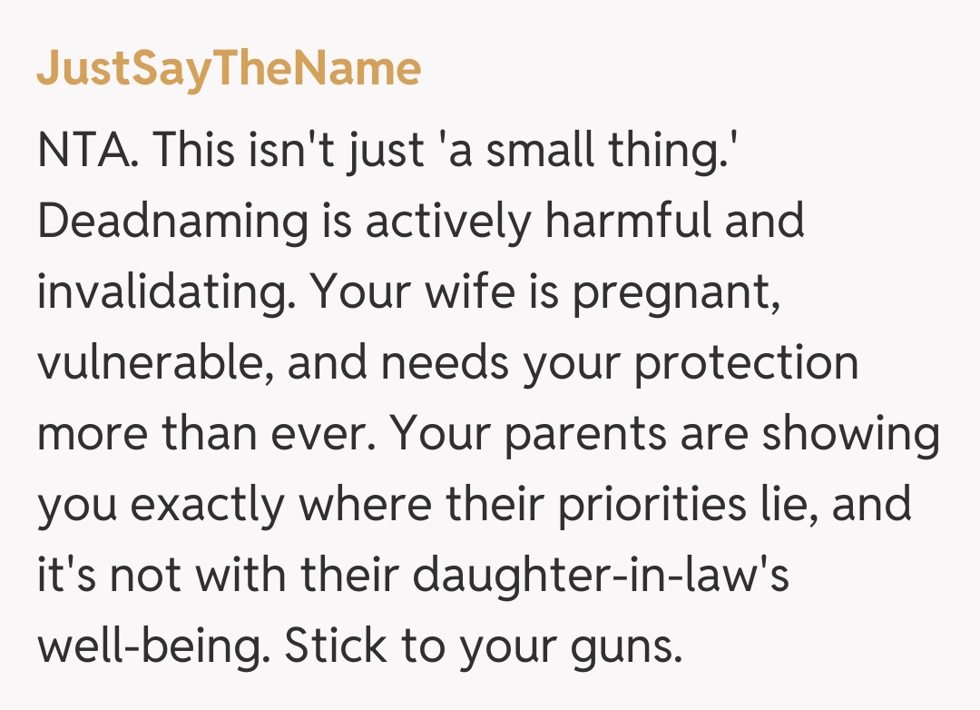 Comentariu de la JustSayTheName