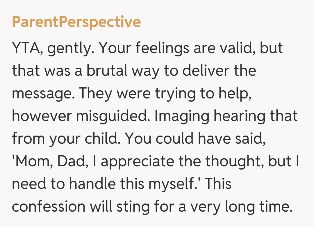 Comentariu de la ParentPerspective