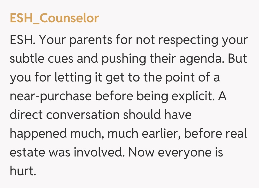 Comentariu de la ESH_Counselor