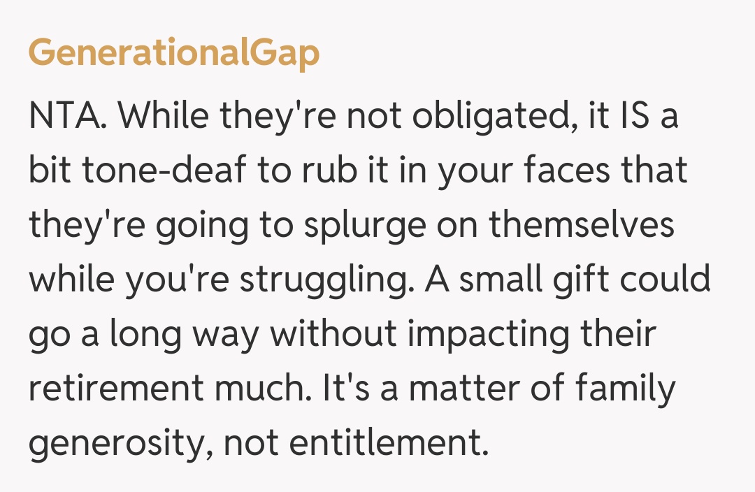 Comentariu de la GenerationalGap