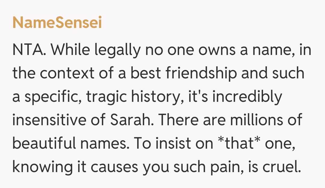 Comentariu de la NameSensei