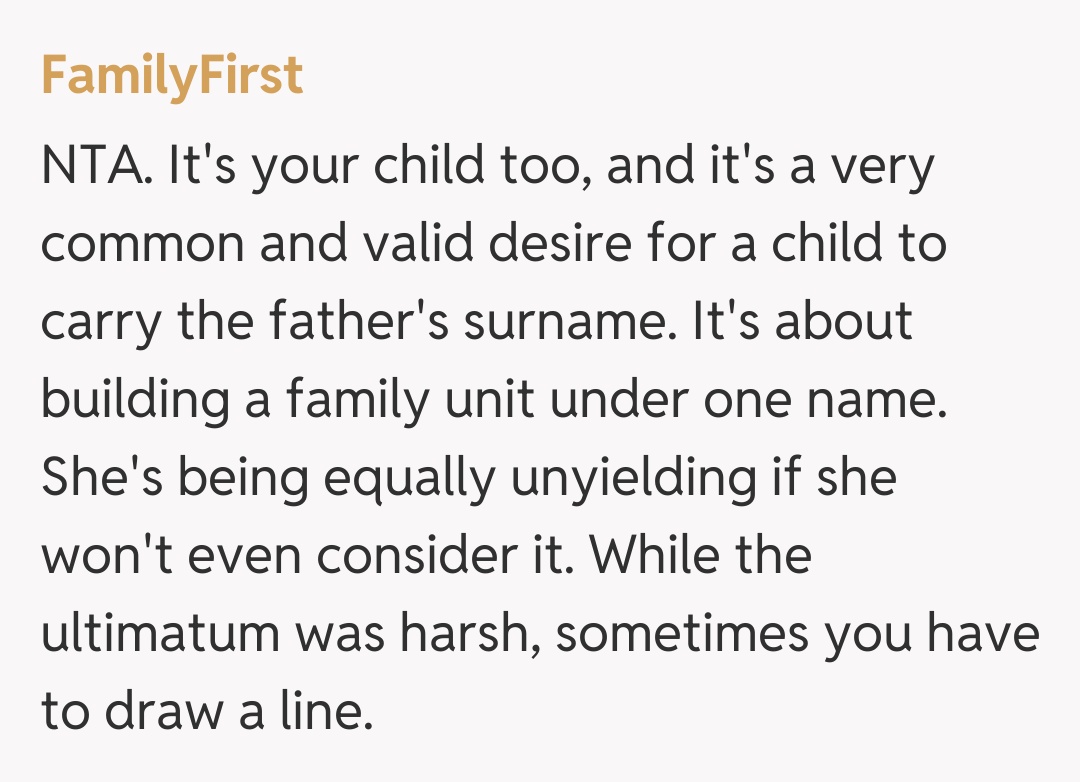 Comentariu de la FamilyFirst