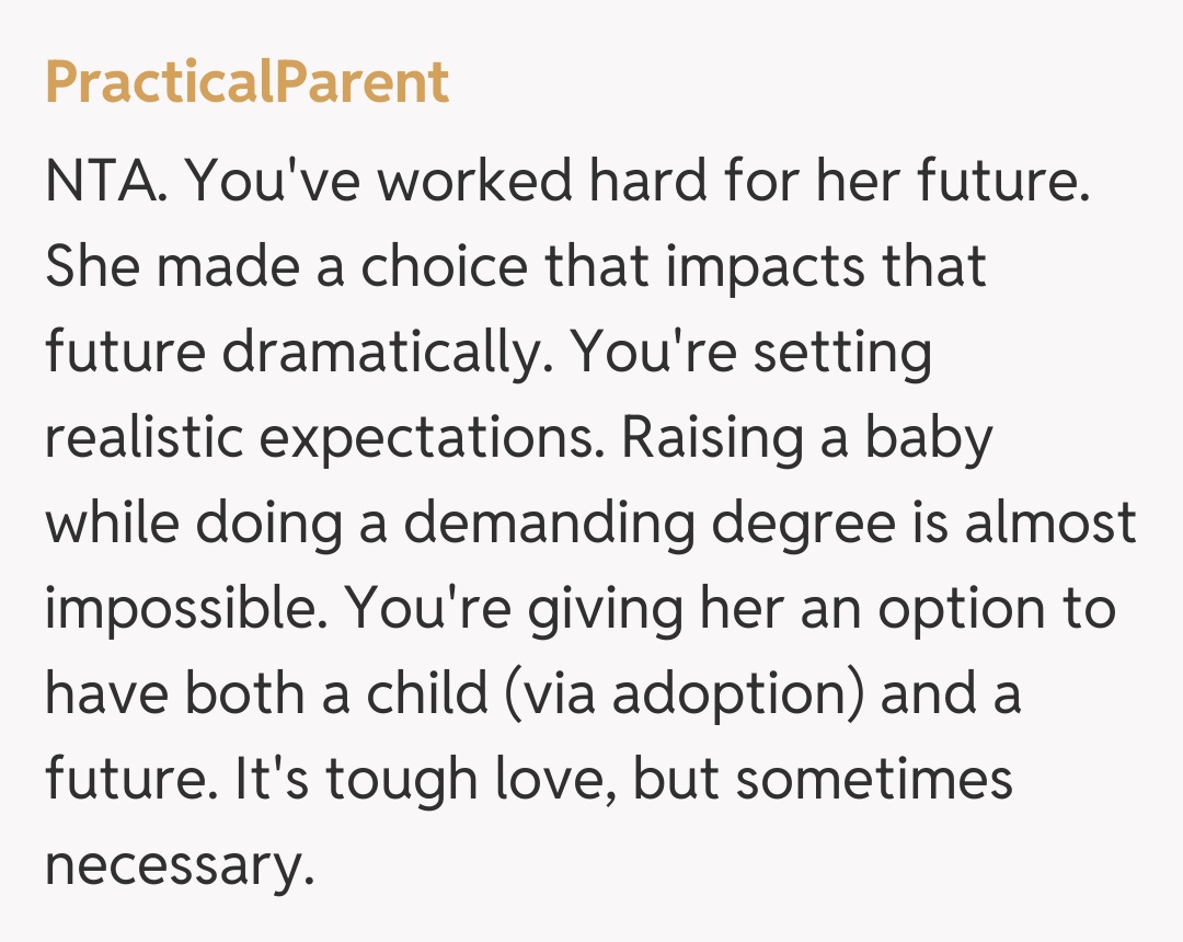 Comentariu de la PracticalParent