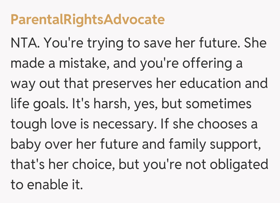 Comentariu de la ParentalRightsAdvocate