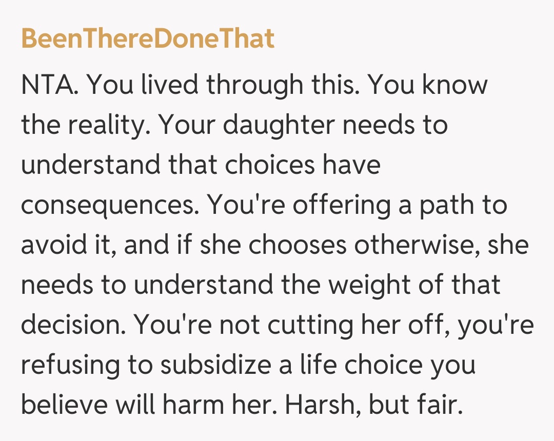 Comentariu de la BeenThereDoneThat