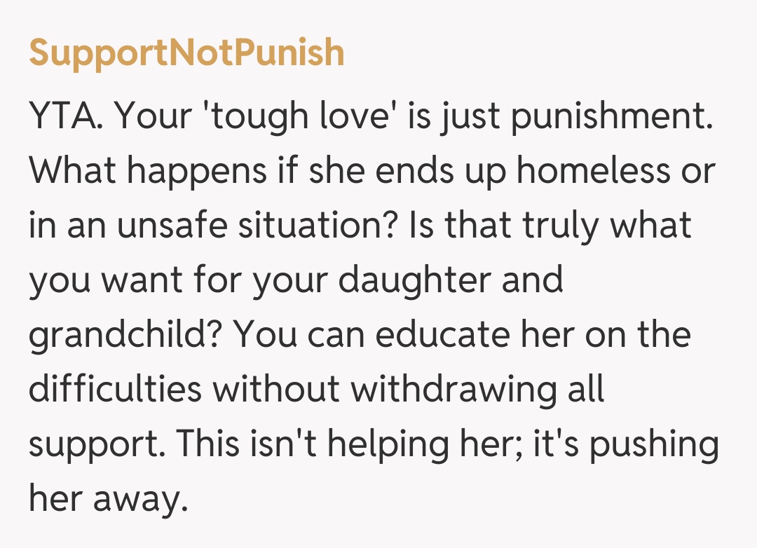 Comentariu de la SupportNotPunish