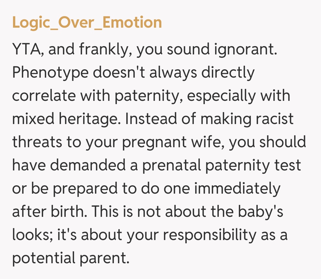 Comentariu de la Logic_Over_Emotion