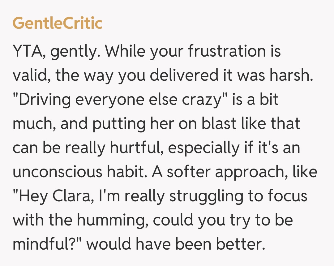 Comentariu de la GentleCritic