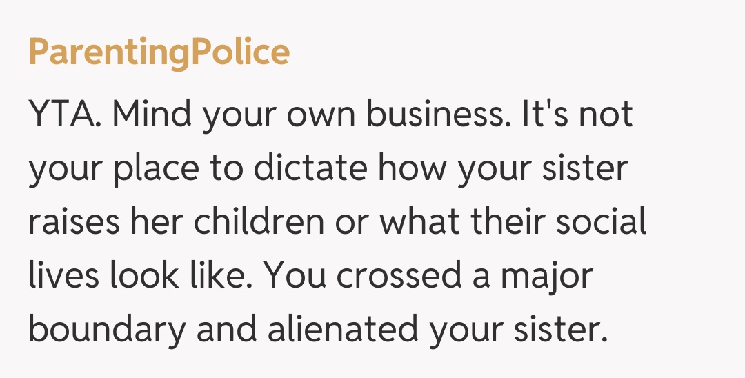 Comentariu de la ParentingPolice