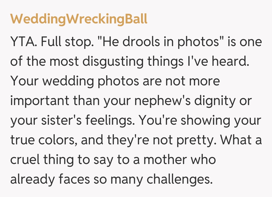 Comentariu de la WeddingWreckingBall