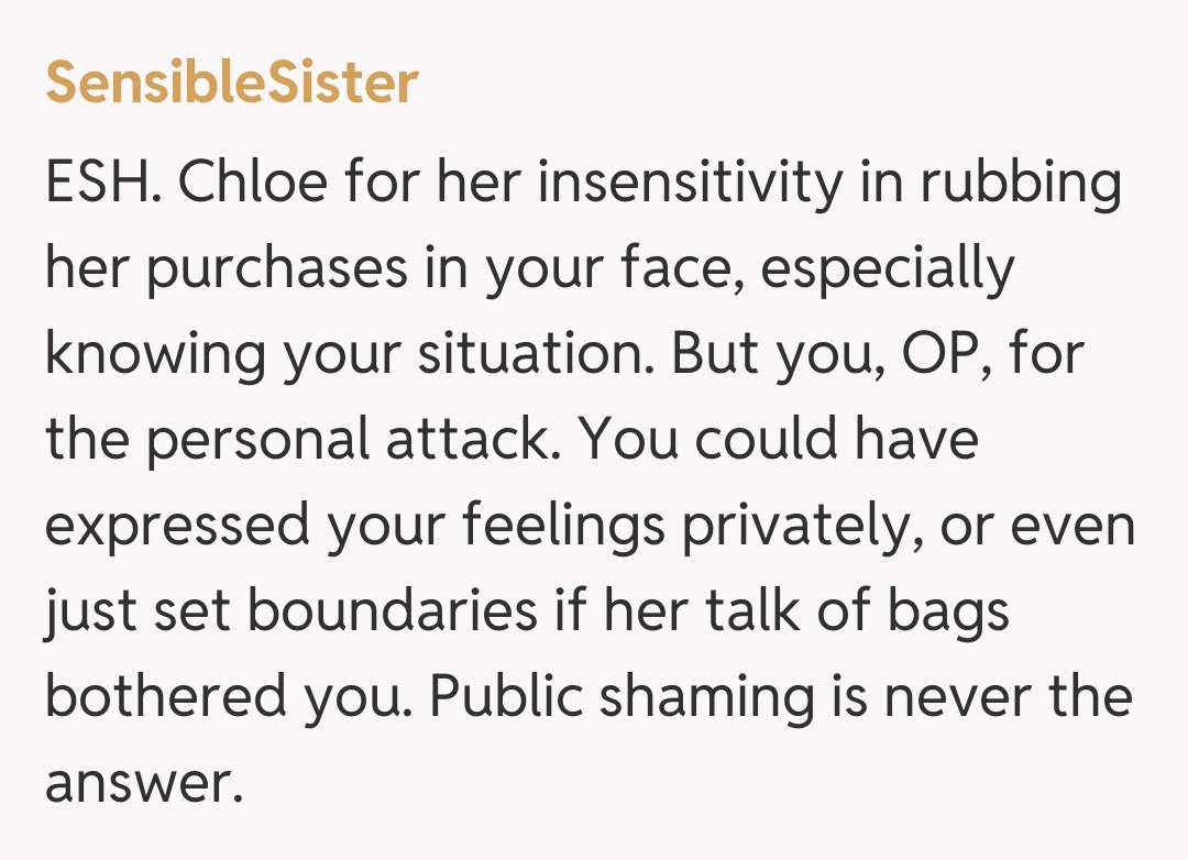 Comentariu de la SensibleSister