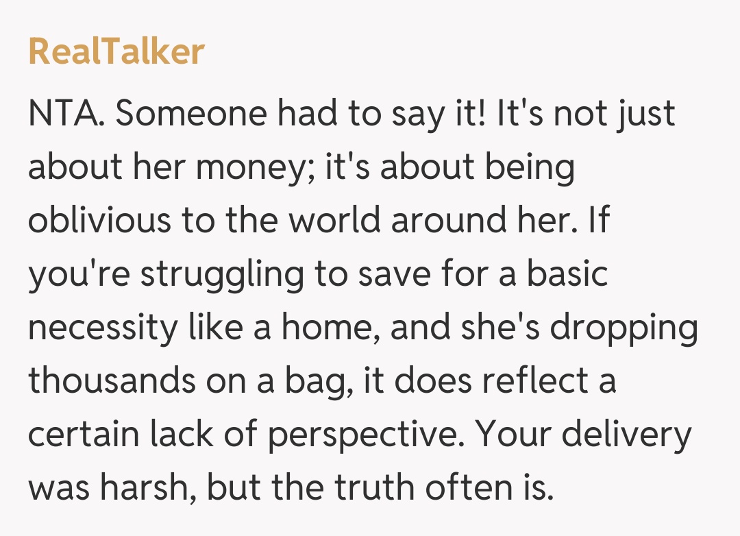 Comentariu de la RealTalker