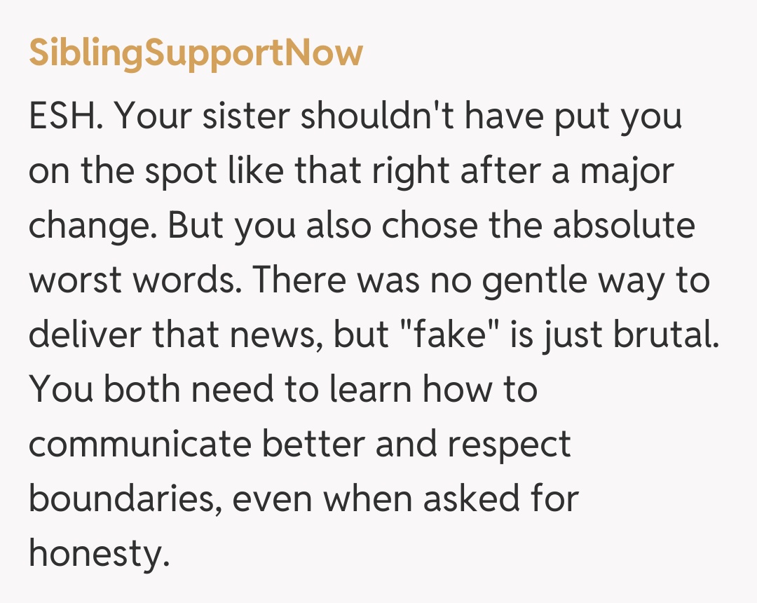 Comentariu de la SiblingSupportNow