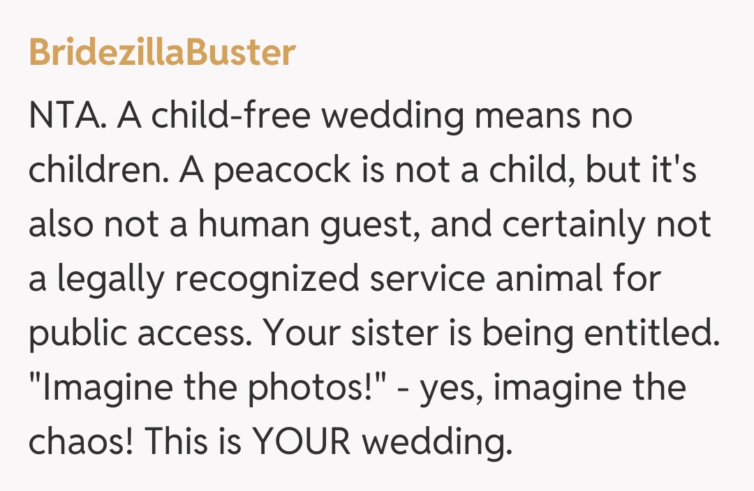 Comentariu de la BridezillaBuster