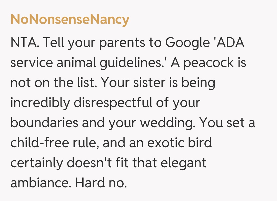 Comentariu de la NoNonsenseNancy