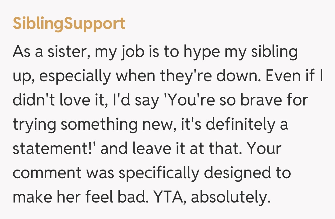 Comentariu de la SiblingSupport