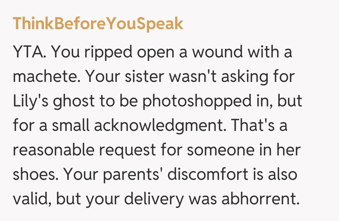 Comentariu de la ThinkBeforeYouSpeak