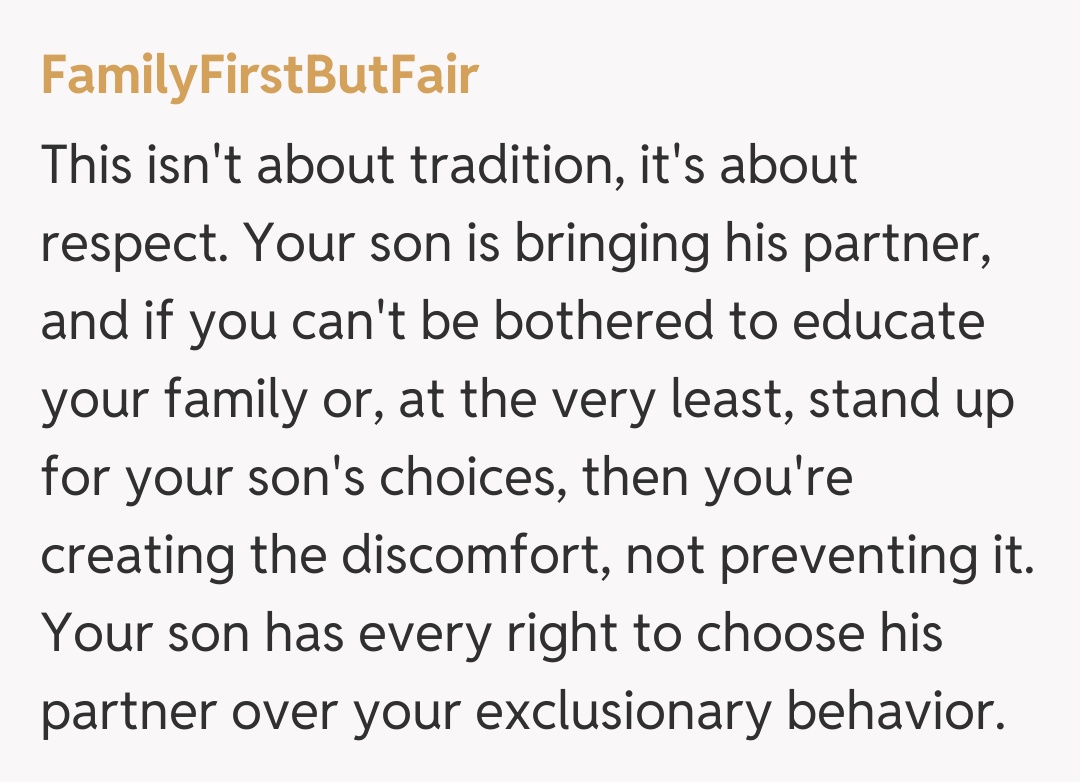 Comentariu de la FamilyFirstButFair