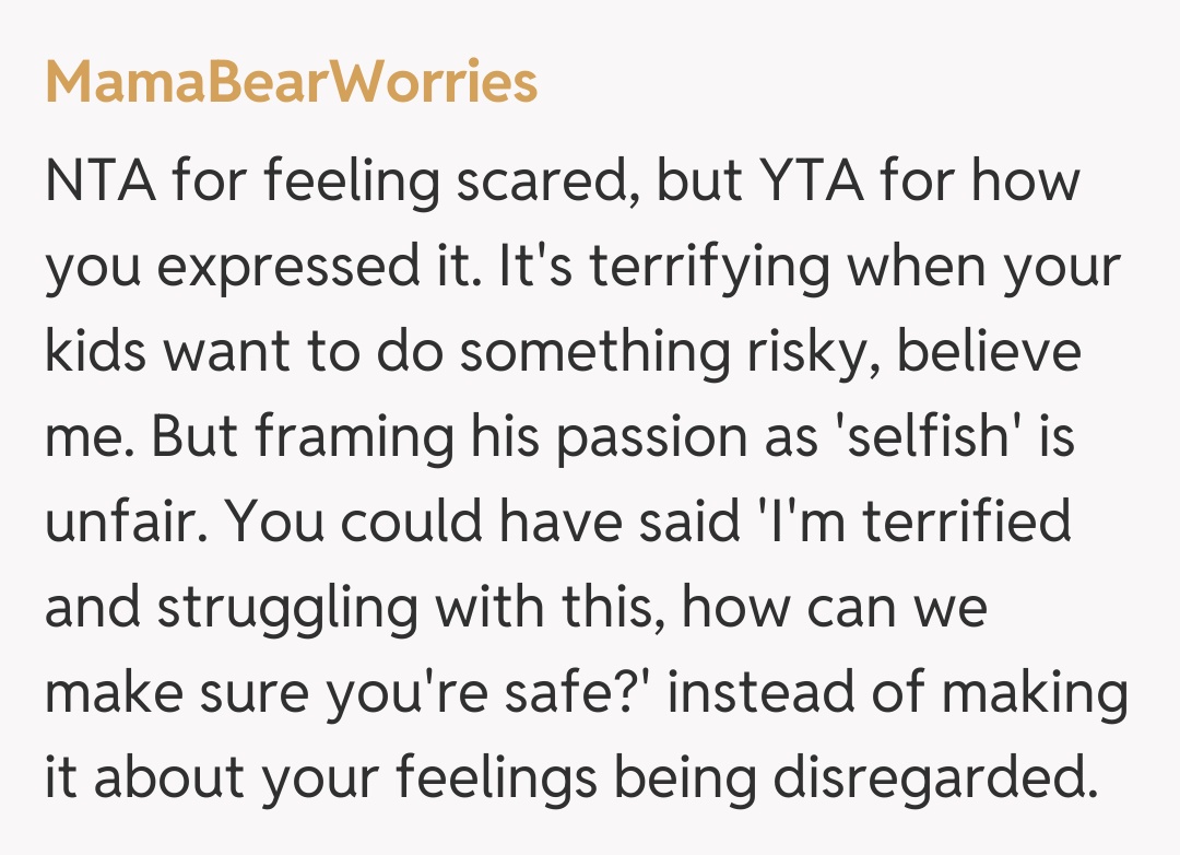 Comentariu de la MamaBearWorries