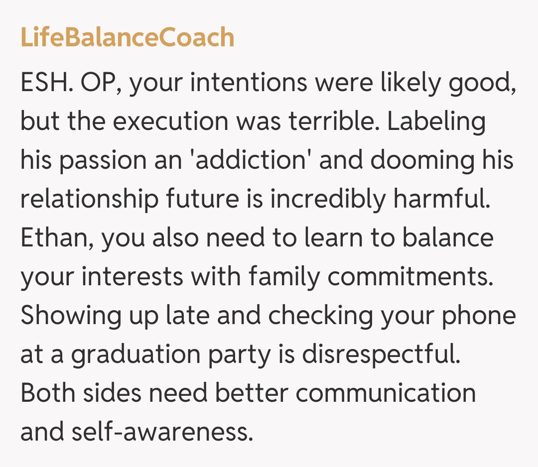 Comentariu de la LifeBalanceCoach