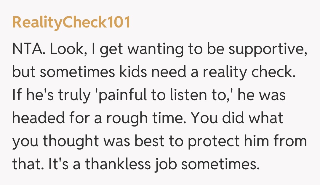 Comentariu de la RealityCheck101