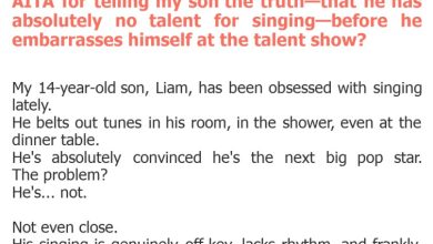 Photo of AITA for telling my son the truth—that he has absolutely no talent for singing—before he embarrasses himself at the talent show?