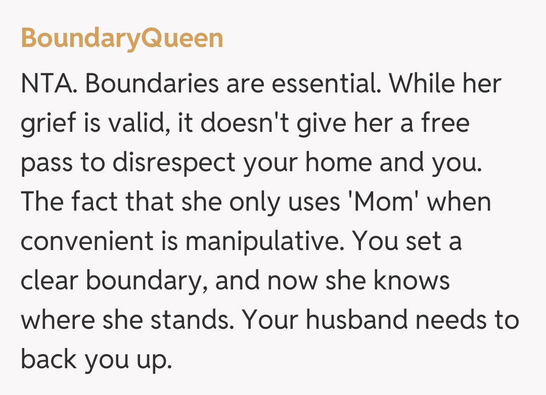 Comentariu de la BoundaryQueen