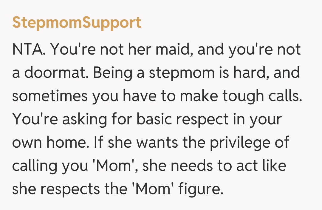 Comentariu de la StepmomSupport