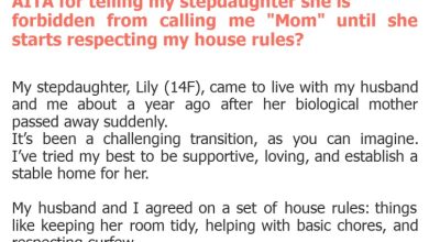 Photo of AITA for telling my stepdaughter she is forbidden from calling me “Mom” until she starts respecting my house rules?