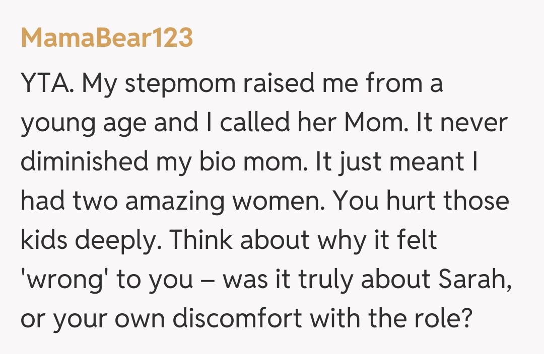 Comentariu de la MamaBear123