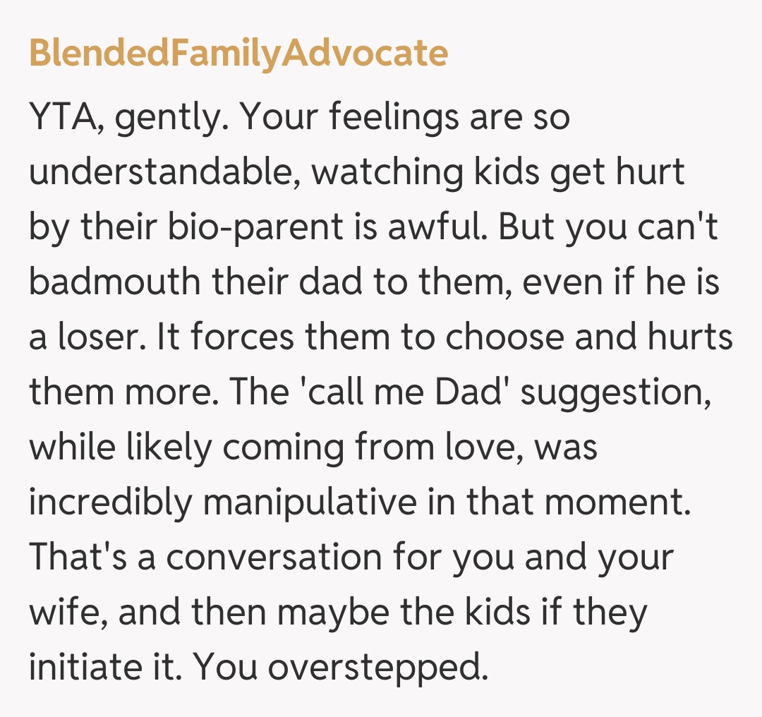 Comentariu de la BlendedFamilyAdvocate