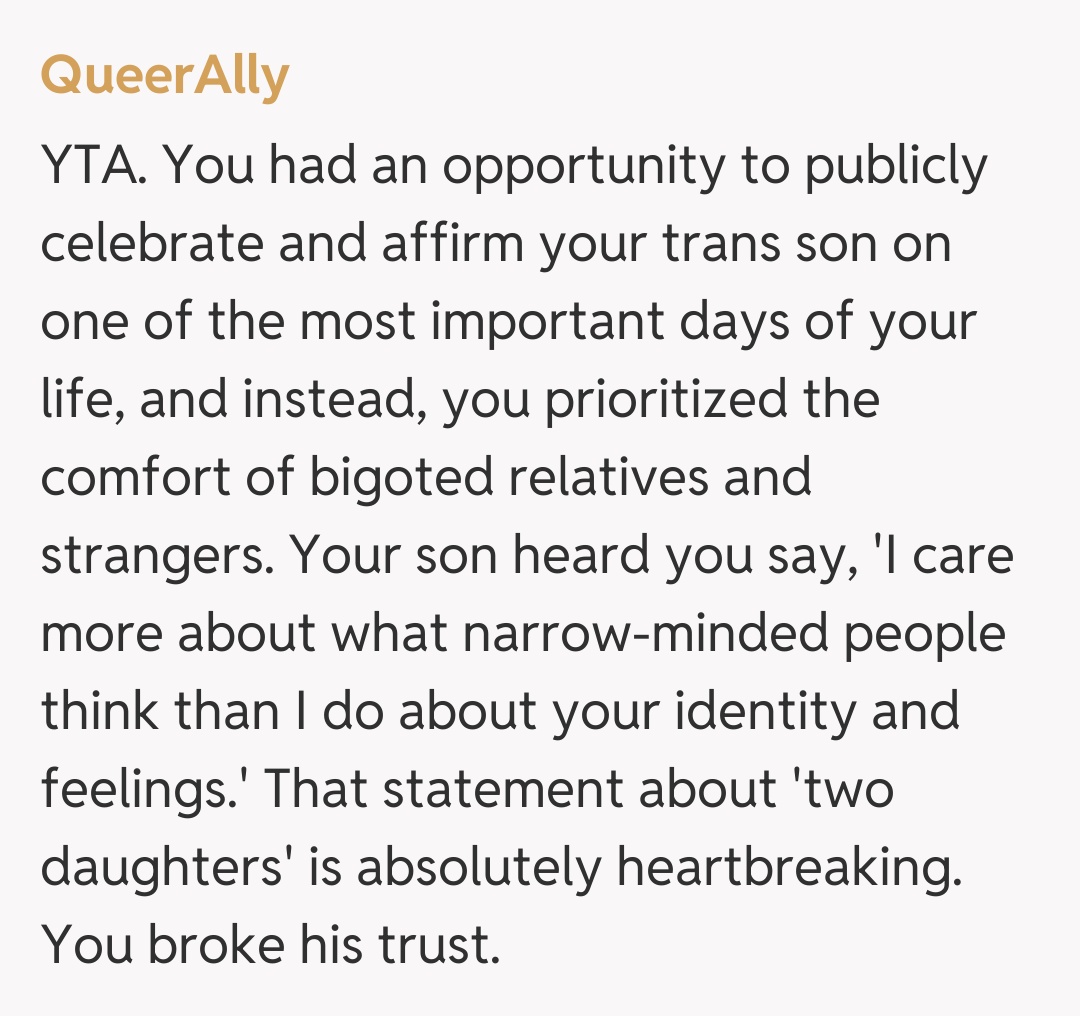 Comentariu de la QueerAlly