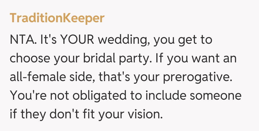 Comentariu de la TraditionKeeper