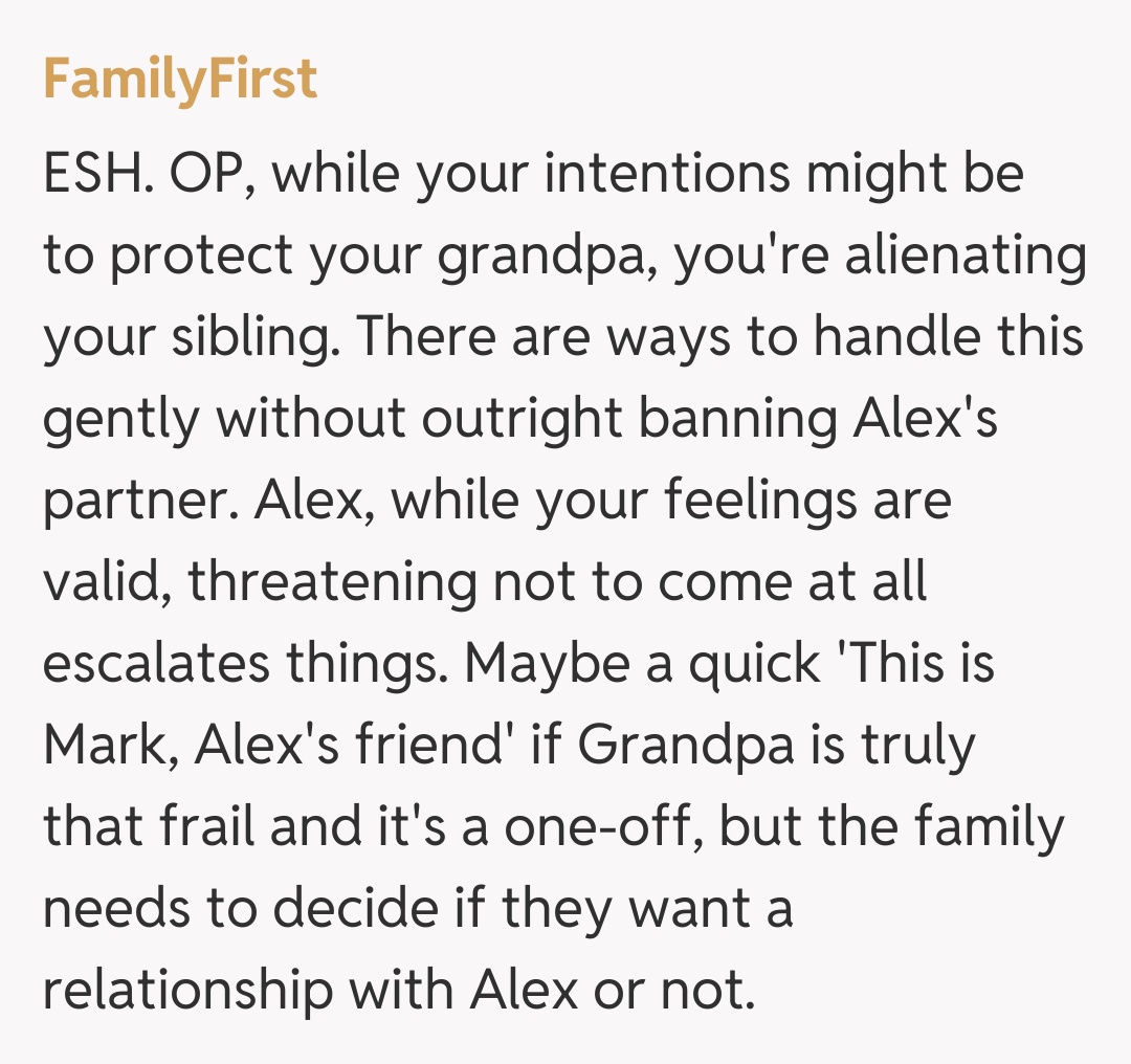 Comentariu de la FamilyFirst