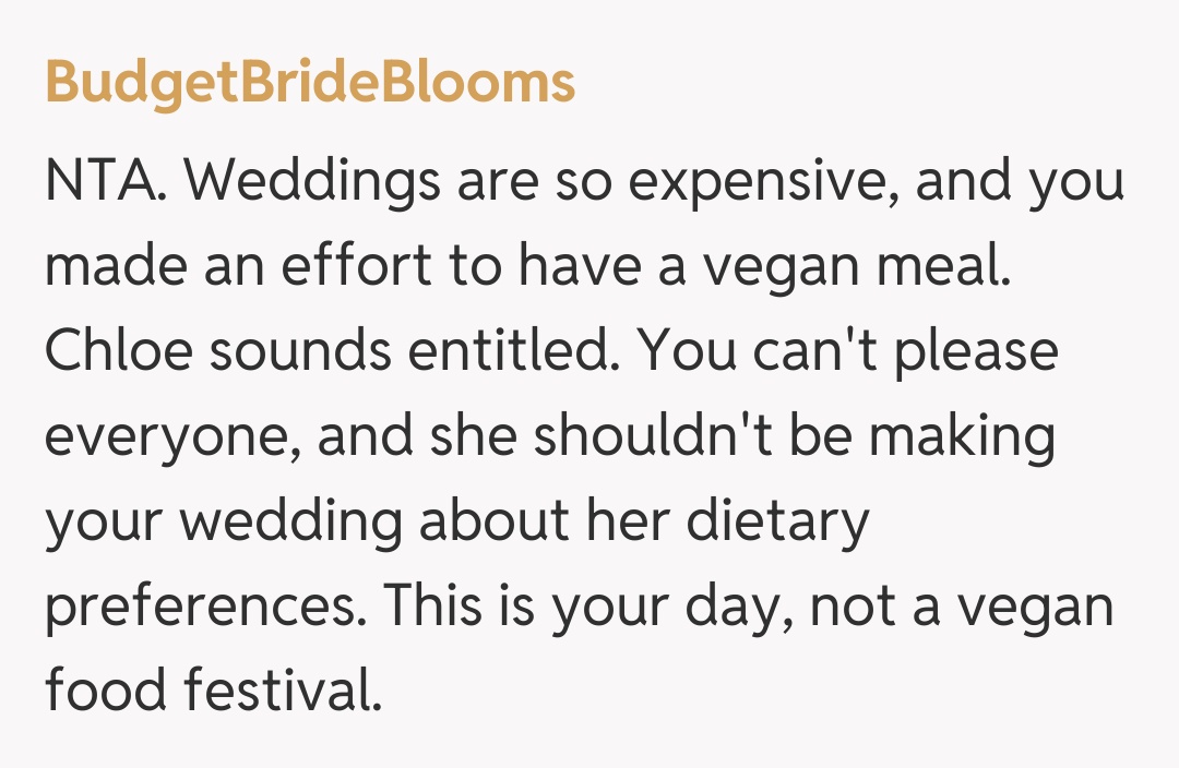 Comentariu de la BudgetBrideBlooms