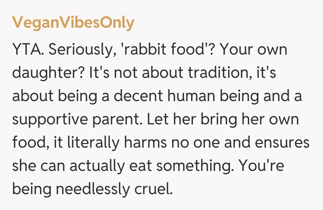 Comentariu de la VeganVibesOnly