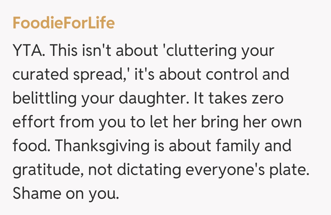 Comentariu de la FoodieForLife