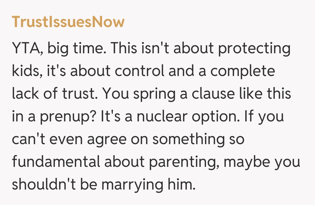 Comentariu de la TrustIssuesNow