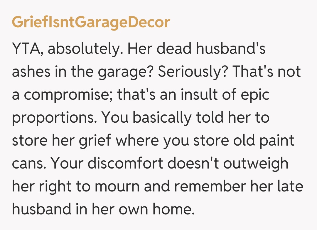 Comentariu de la GriefIsntGarageDecor